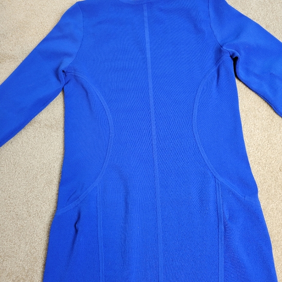 Ann Taylor Royal Blue Body Con Sweater Dress SZ M - Picture 9 of 16